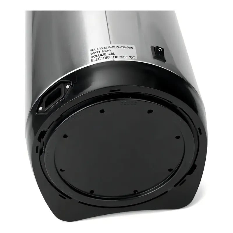 Hervidor Termo Eléctrico Inoxidable 6.8 Litros Color Plateado Raf R.7905