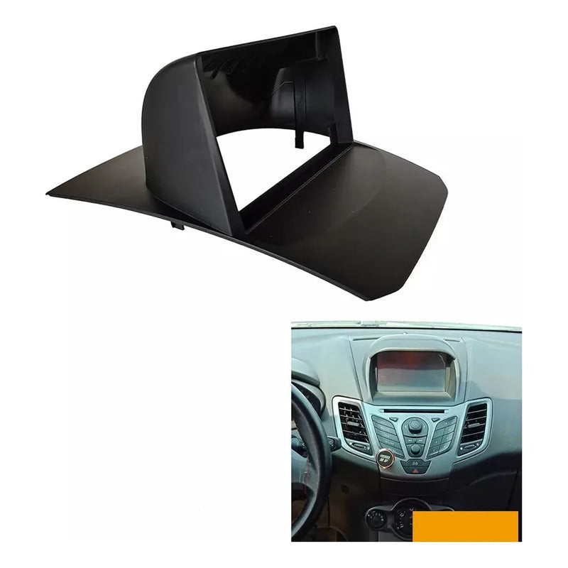 Bisel Adaptador Radio 9pul Ford Fiesta 2009-2014 Auto Negro