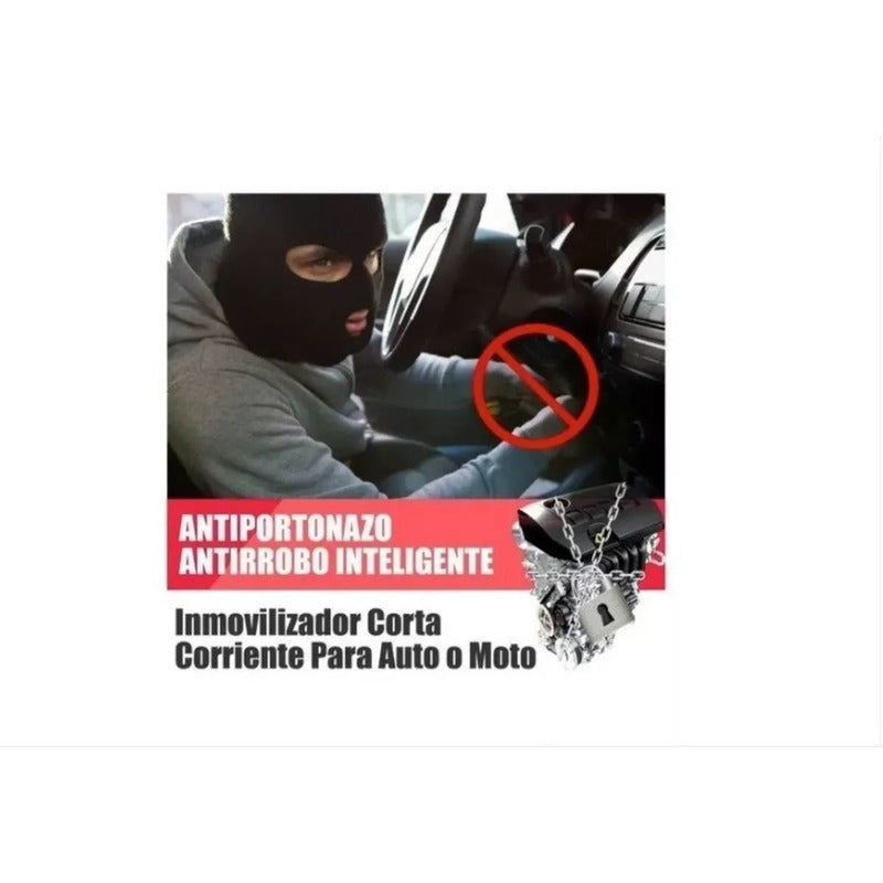 Inmovilizador Antiportonazo Auto Moto Antirrobo