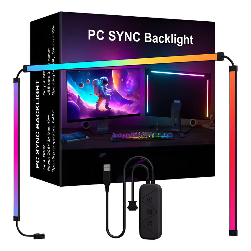 Cinta Led Para Pc Tv Inteligente Sincroniza Pantalla Musica Rgb
