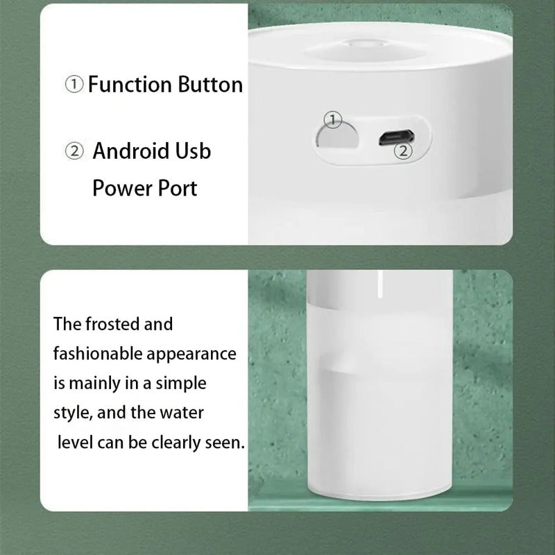 Humidificador Purificador De Aire Pequeño Portátil Agua