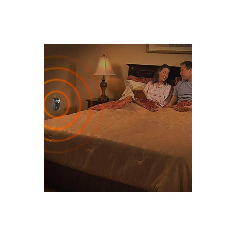 2 Calefactores Portátil Electrico 400w + Adaptador Negro