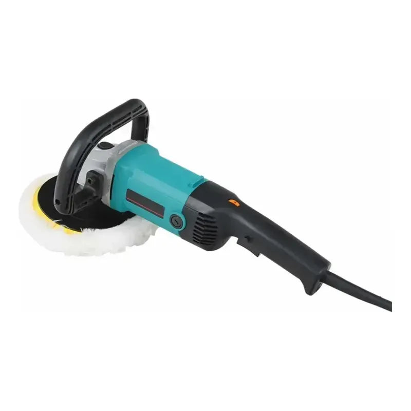 Máquina Para Pulir Coche Y Encerar Pulidora Electrica 220v Azul Acero