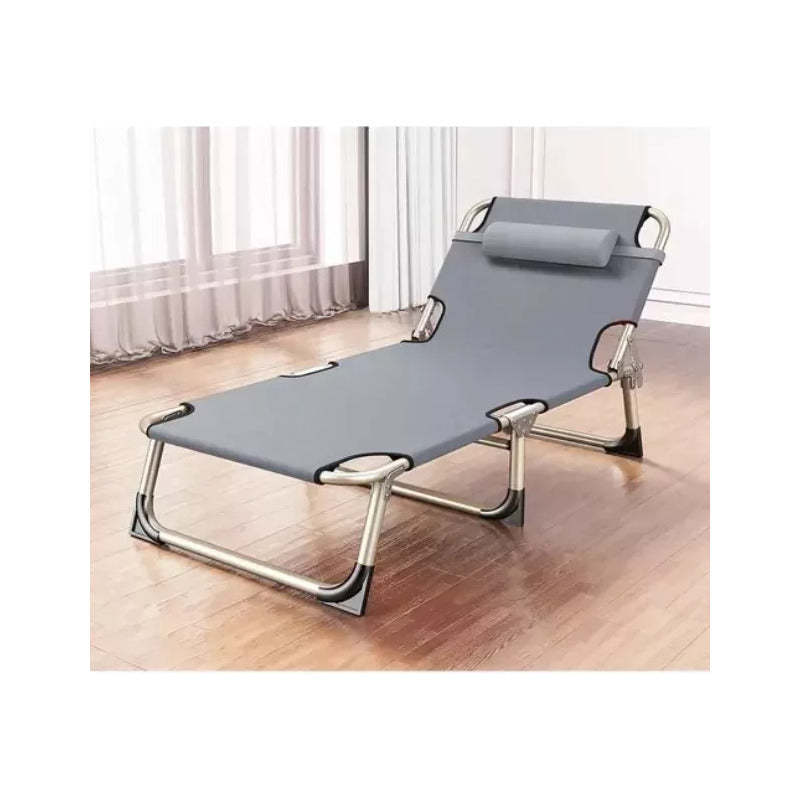 Silla Plegable Reposera Para Playa Y Camping Alta Plegable Al Azar
