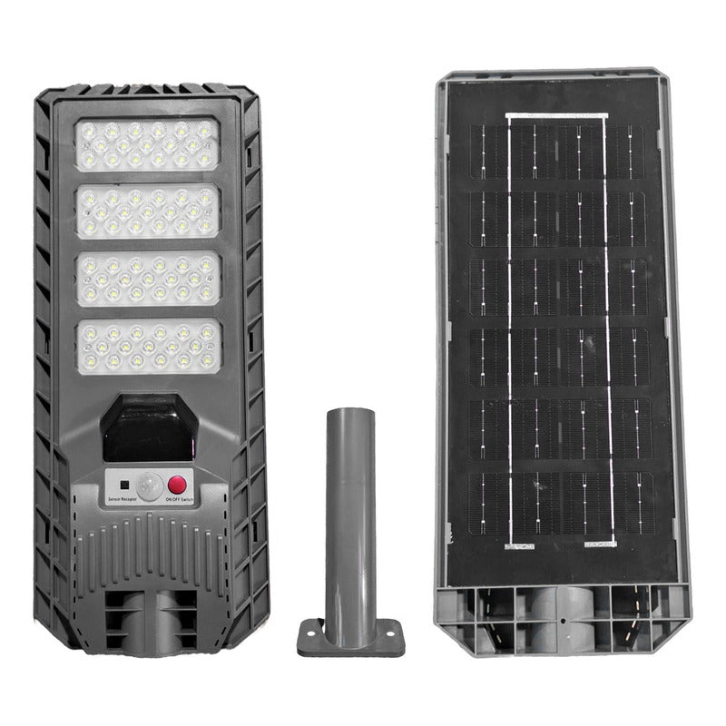 Pack 2 Foco Solar 400w Recargable Ip65 Sensor M. Y Control R