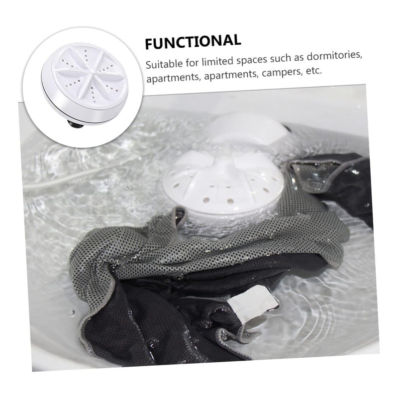 Mini Lavadora Portátil Usb Ultrasónica Turbo1kg Usb Práctico