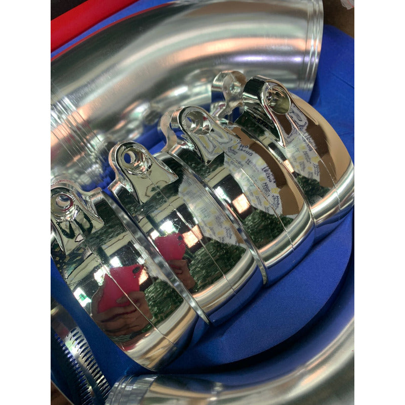 Kit Inducción Intake Admisión Universal Aluminio 77mm 3pulga