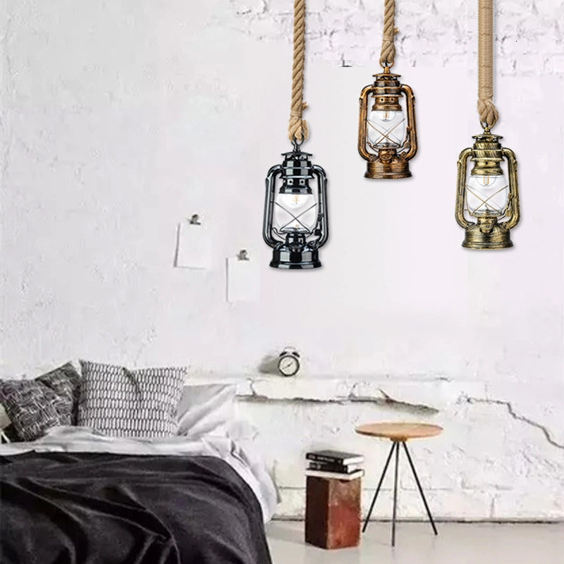 Lámpara De Techo Electrico Colgante Rústica E27