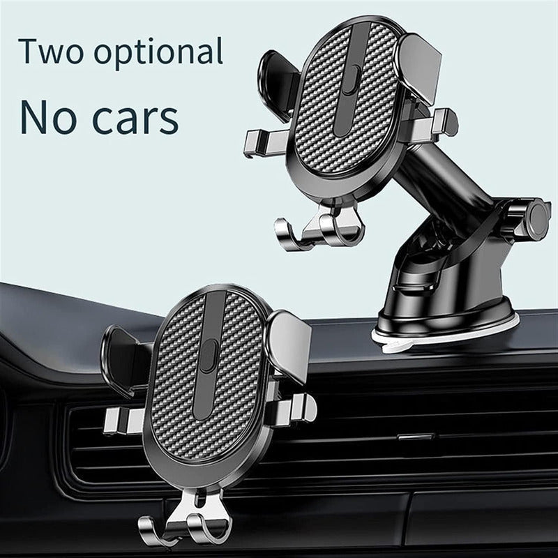Soporte Celular Auto Porta Teléfono Brazo Ajustable Largo  Negro