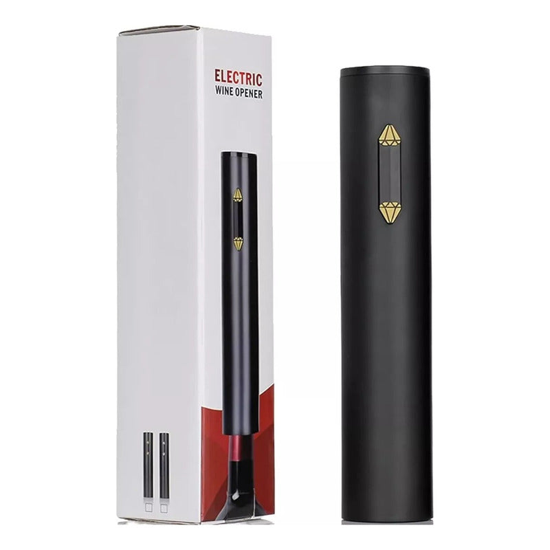 Sacacorchos Eléctrico Para Vino, Facil De Usar, Abrebotellas Negro