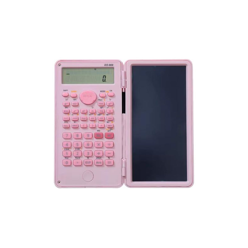 Calculadora Científica Con Tableta Inteligente 240 Funciones Rosado