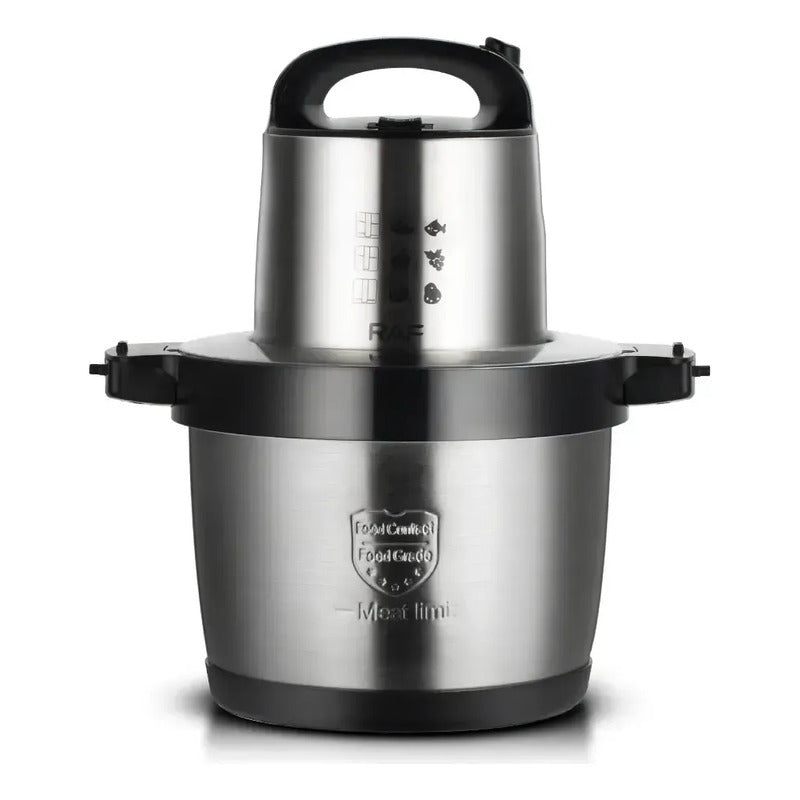 Procesador De Alimentos 10 L Para Rebanar Trocear Y Cortar Gris Oscuro
