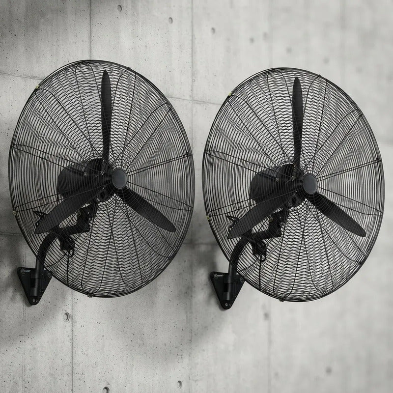 Pack X2 Ventiladores Industriales 30 Pulgadas Alta Potencia 65 Cm Negro 3