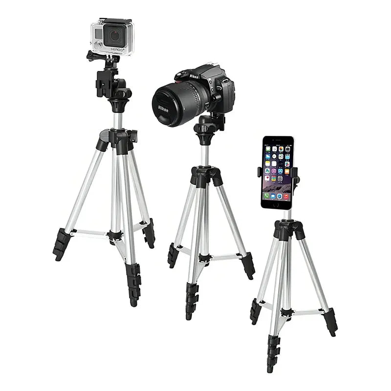 Trípode Gen 3110 Aluminio Telescópico Para Cámaras Celulares 102cm