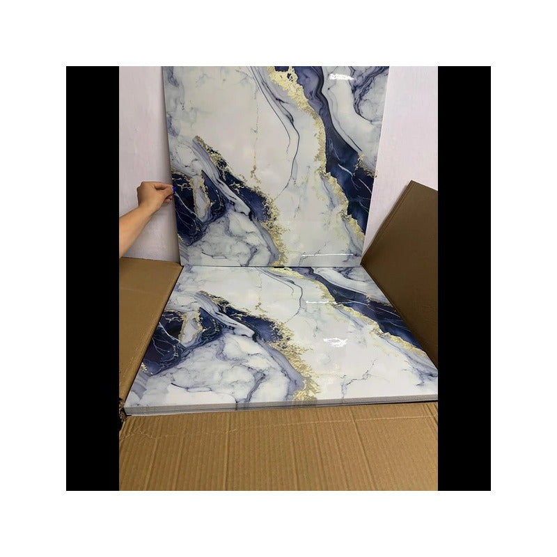 Pack X10 Laminas De Pared Autoadhesiva Lujo Mural 60x60cm