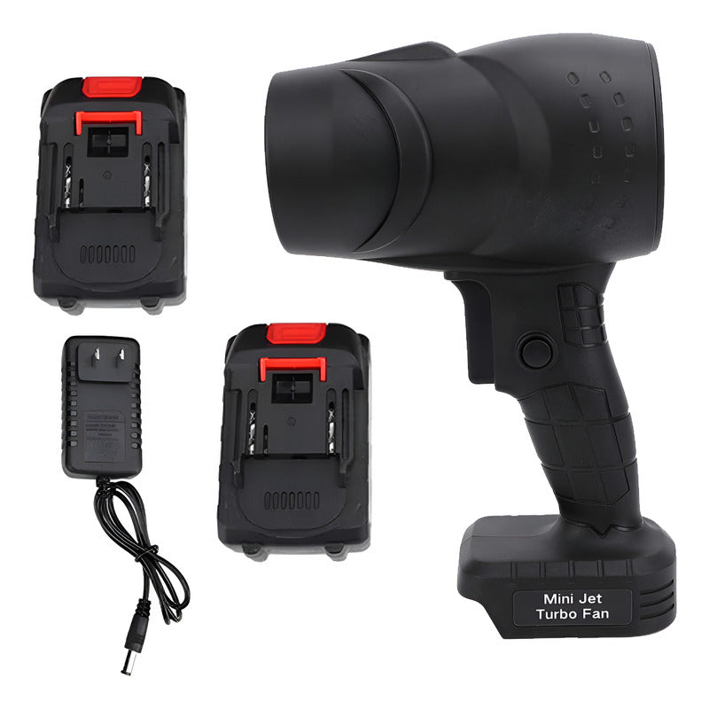 Soplador Turbina Profesional De Polvo Inalámbrico Negro