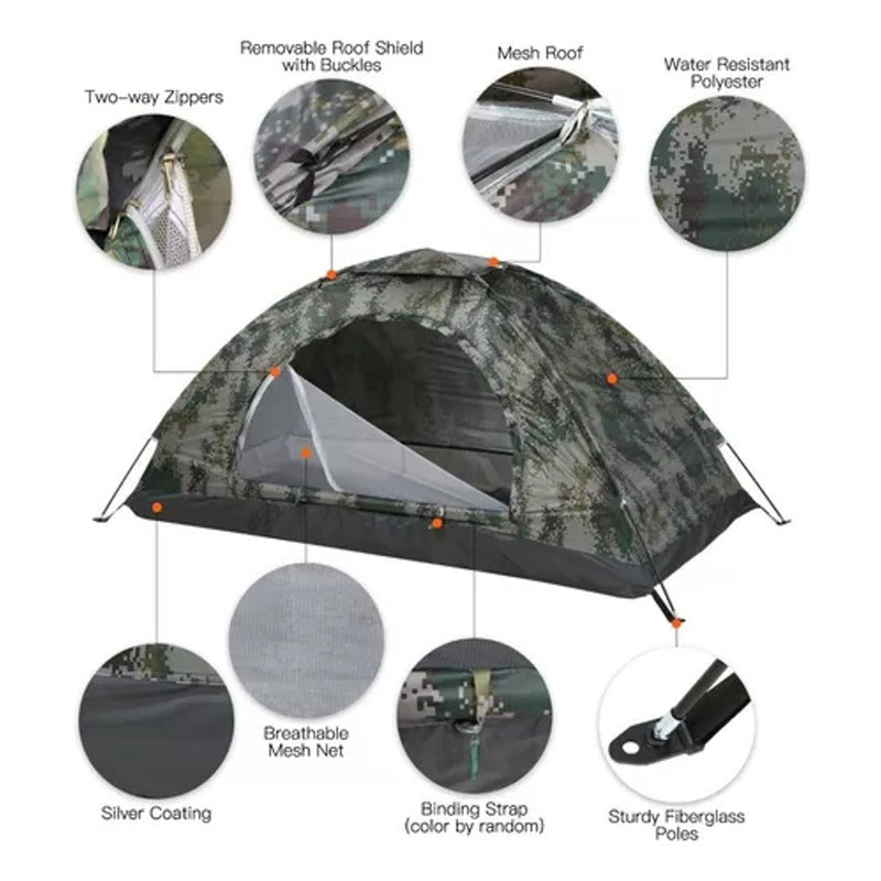 Carpa De Camping Proteccion Uv Acampar Con Mosquitero