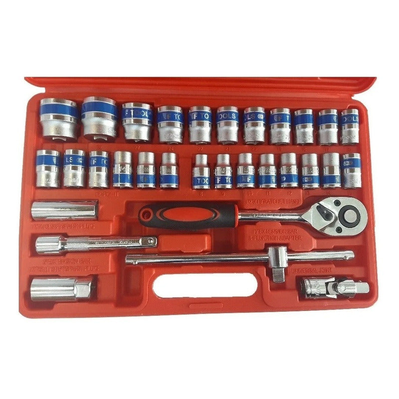 Caja De Dados 32 Piezas De 1/2 Chicharra Grande 2 Extencione