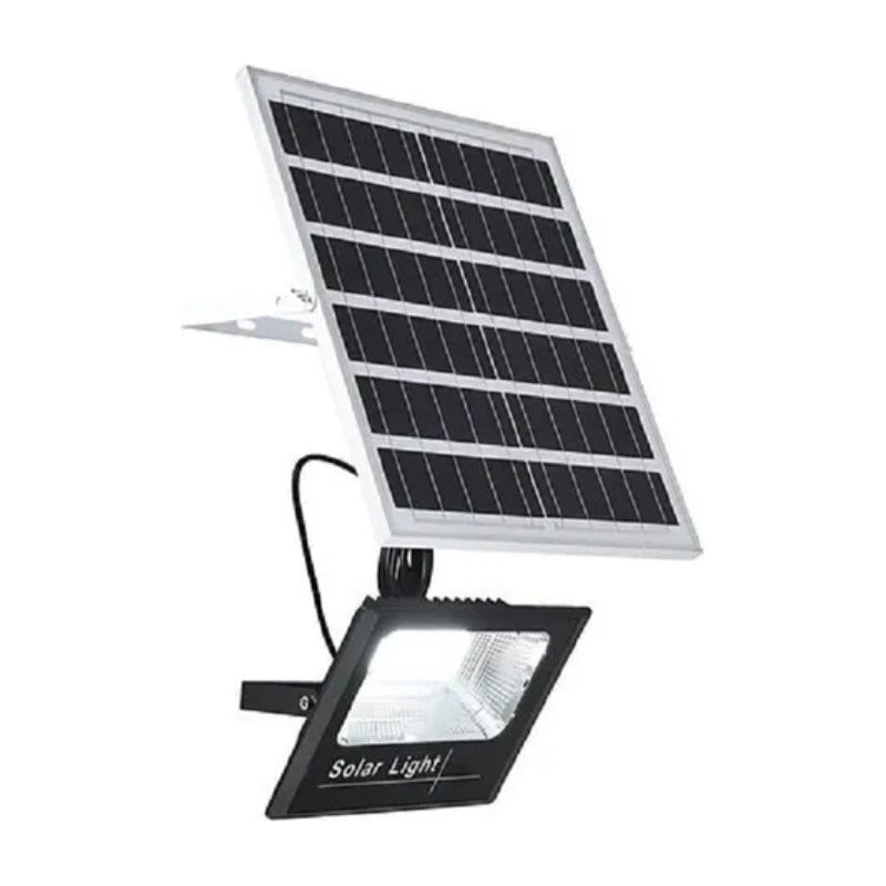 Foco Solar De 800w Led Con Panel Solar Y Control Remoto