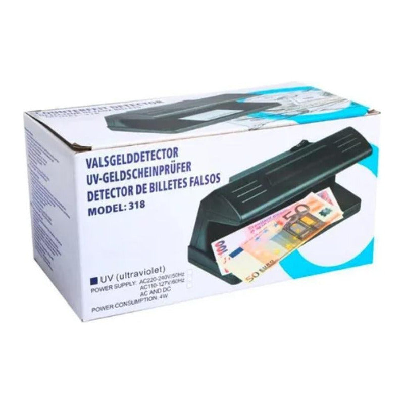 Pack 6 Detectores De Billetes Falsos Luz Ultravioleta