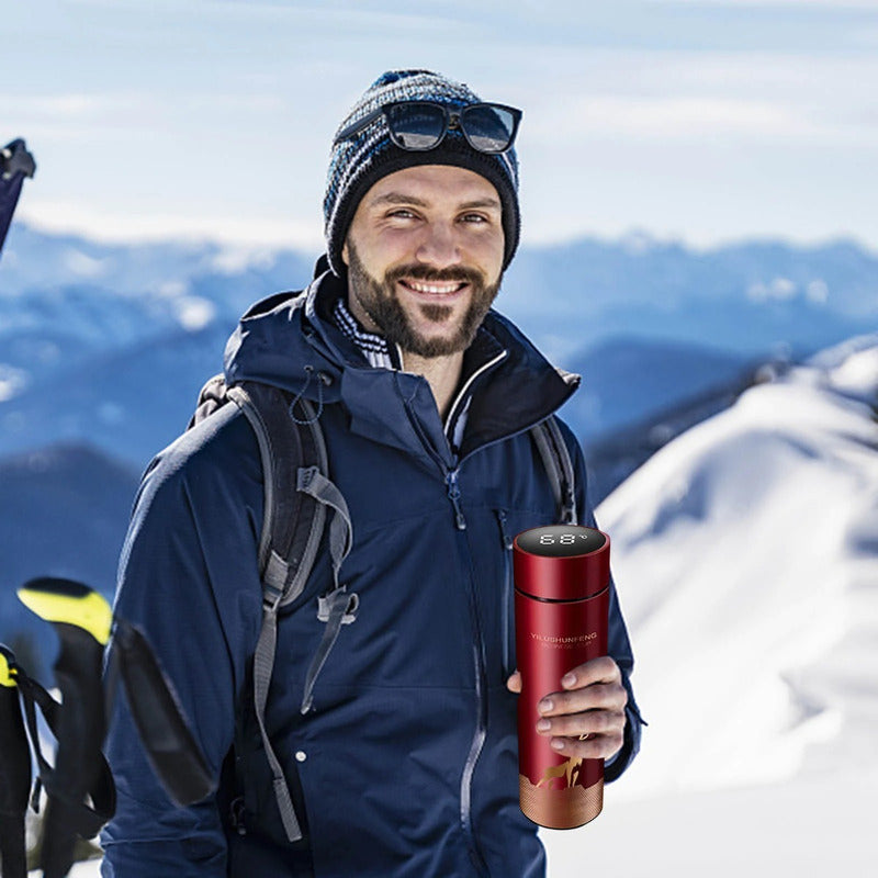 Termo Con Medidor De Temperatura Inteligente Digital Vaso Te