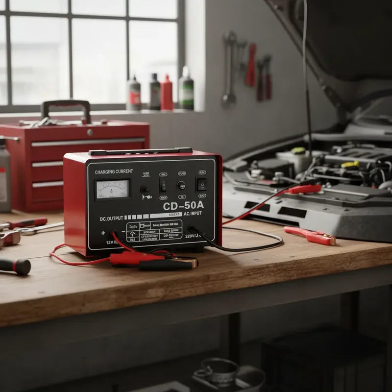 Cargador De Batería 12v Y 24v Para Auto Y Camión De 50 A