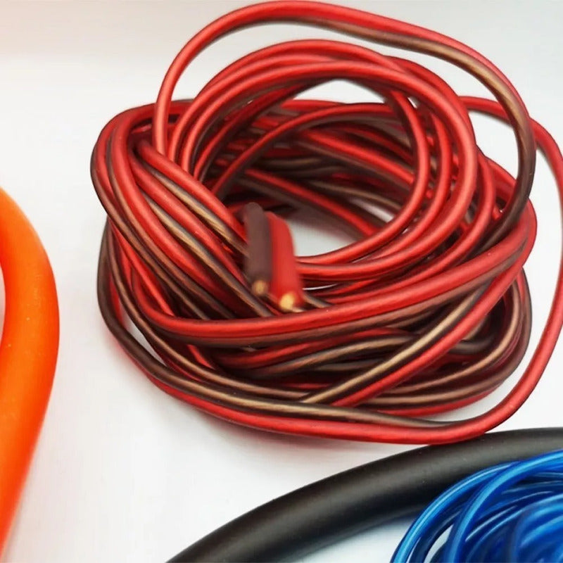 Kit Cables Para Amplificador Subwoofer 1000w Auto 4ga