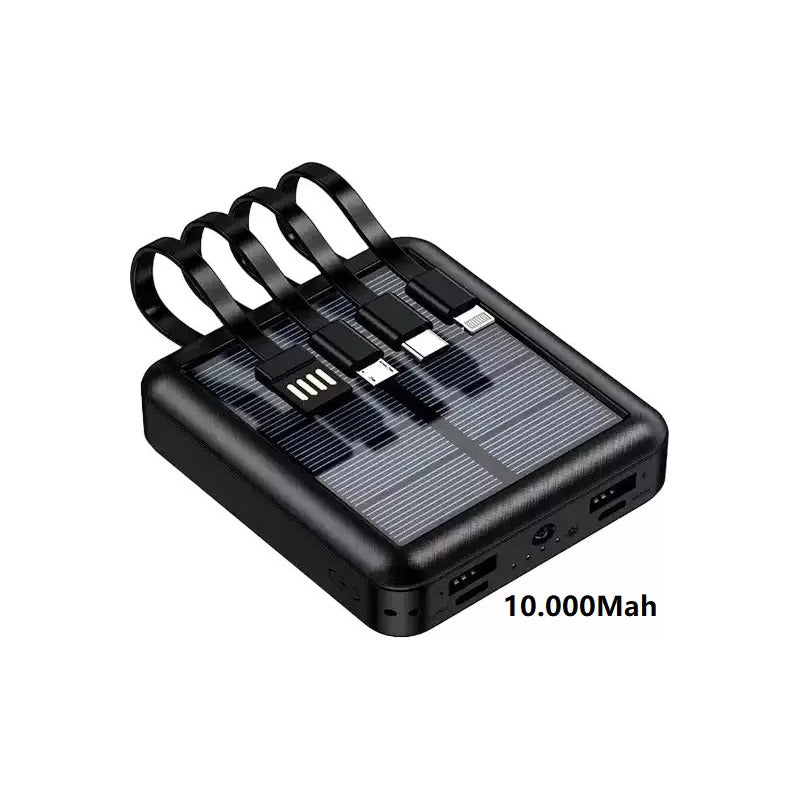Bateria Portatil Externa 20.000 Mah 2 Usb Solar Powerbank