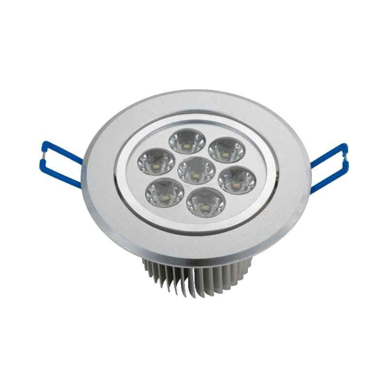 Foco Led Empotrable 7 W - 9 Cm, 630 Lm, Regulable, Embutido Blanco