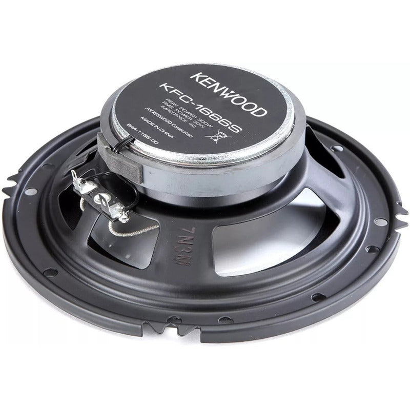 Parlantes Kenwood 300w 16cms 2 Vias Negro