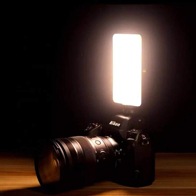 Luz Blanca Rgb Portátil Para Selfies Videos Ajustable Camara