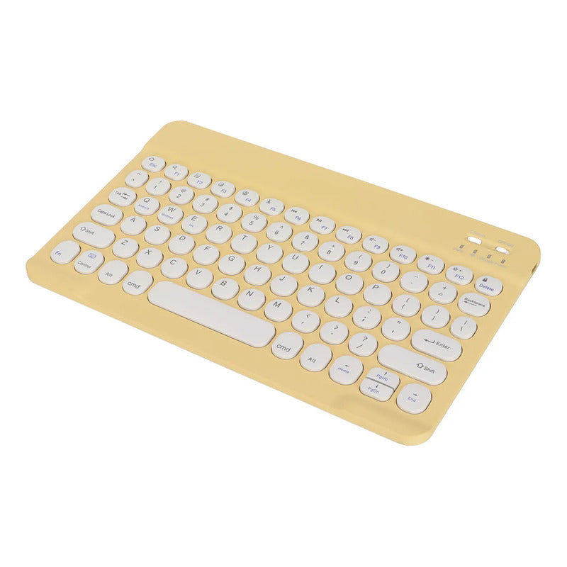 Kit Teclado Mouse Bt Para Windows Apple Android Slim Pastel