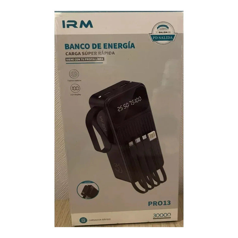 Batería Externa 30000 Mah Carga Rapida Power Bank