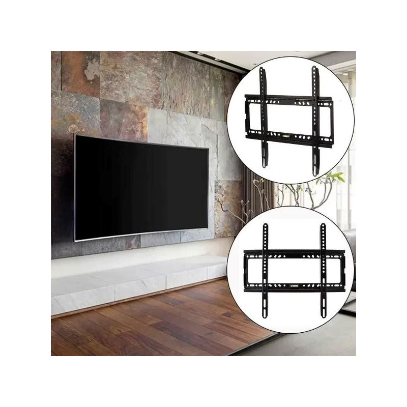 Soporte Fijo Led Lcd Pdp Tv 26-63 Pulgadas Negro Pared Vesa 200x200 400x400