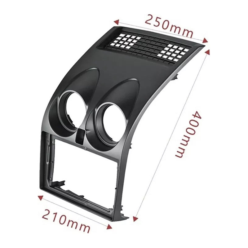 Bisel Para Radio De Coche Para Qashqai 2007-2014 Dvd Stereo Negro