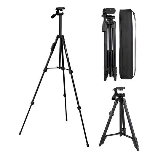 Trípode Profesional Para Cámara, Celular, Video Negro