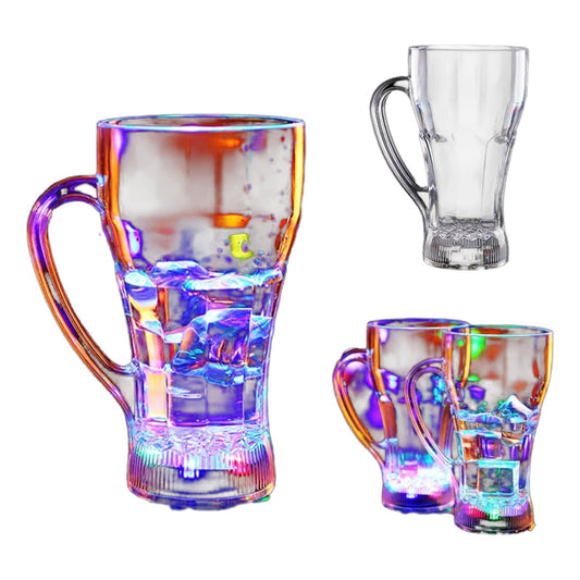 Vaso Luminosos Led Tazón Copete Luces Colores Cotillon 18oz