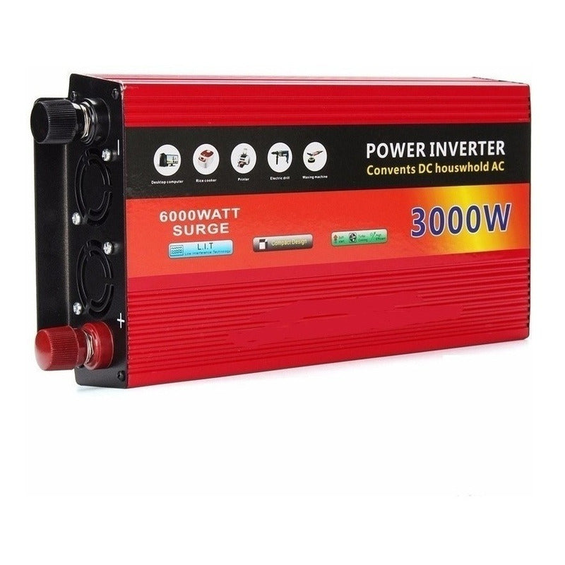Inversor Voltaje 3000w De 12v A 220v Convertidor De Corrient