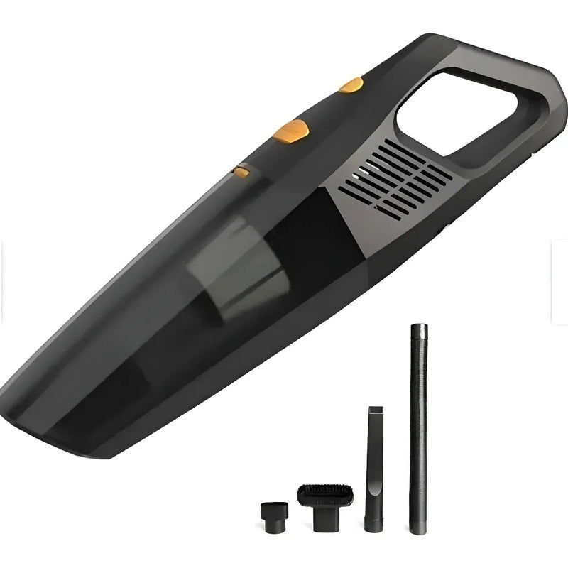 Kit Limpieza Pro: Aspiradora 3000w Acero Inoxidable Gris Oscuro + Aspiradora Automóvil Portátil Dorado