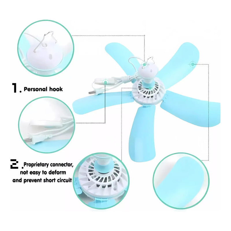 Ventilador 5 Aspas Colgante