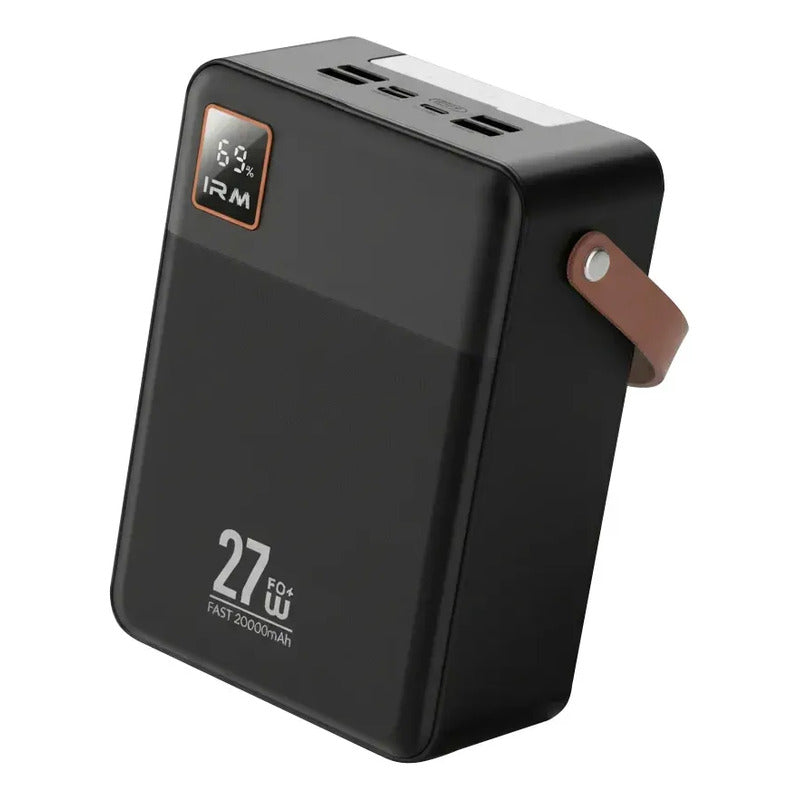 Power Bank Banco De Energía Alta Capacidad 80000mah Linterna Negro