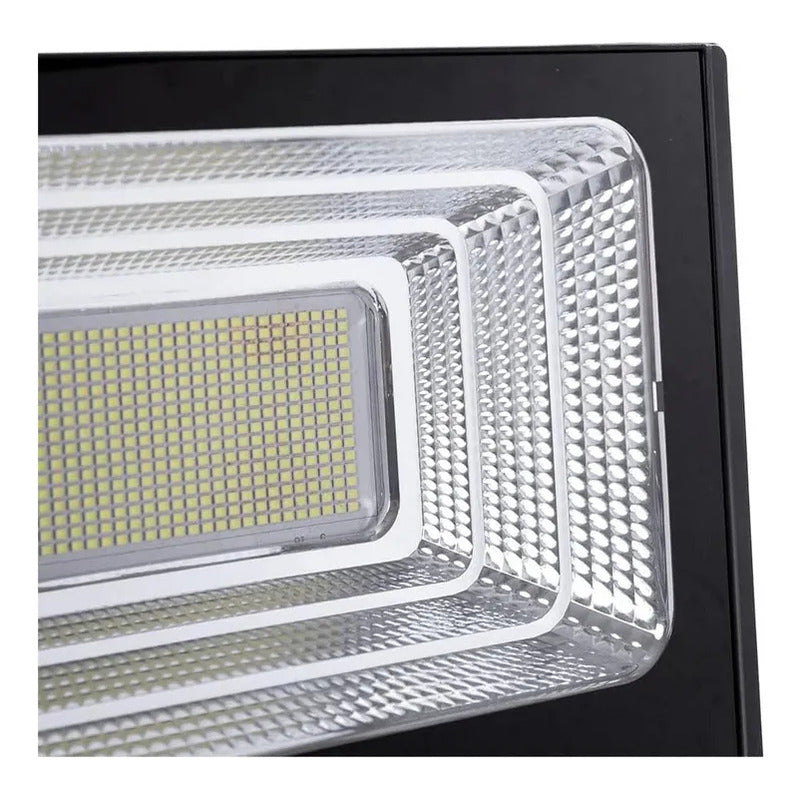 Pack X3 Reflector Luminaria 1200w Foco Solar Para Exterior Negro Blanco