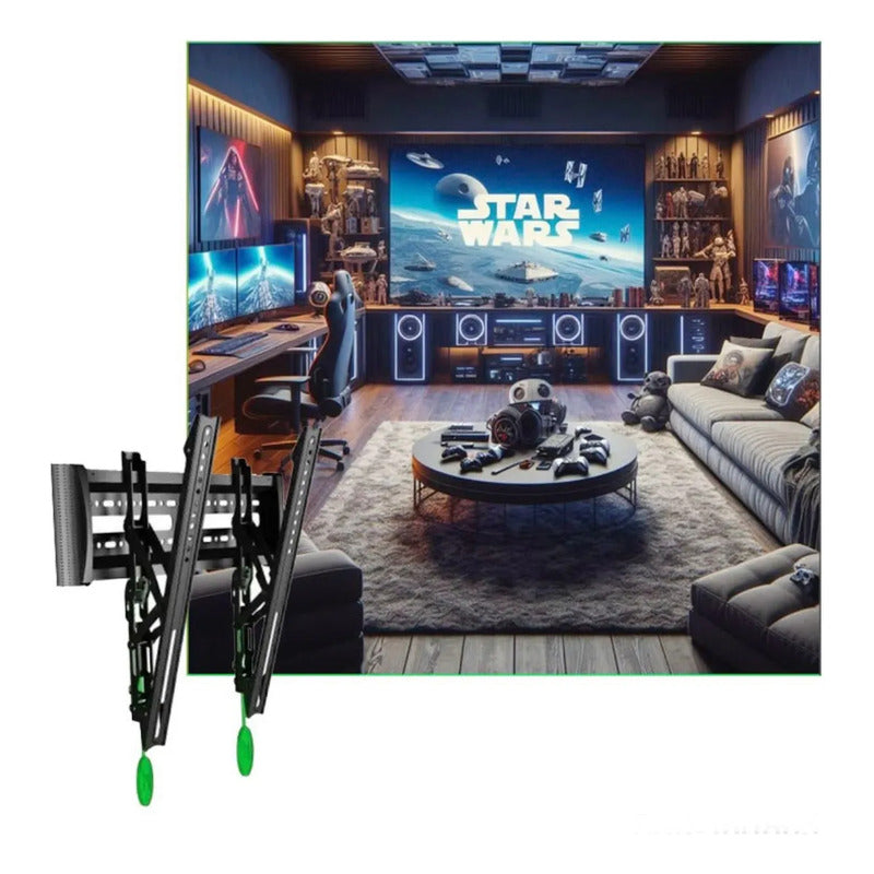 Soporte De Tv 32 A 65 Pulgadas Inclinable - Fijo Para Pared