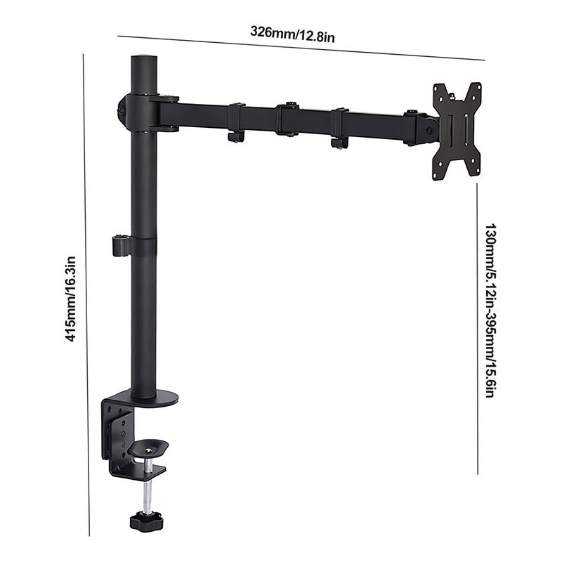 Soporte Pm50 Para Monitor Pantalla Táctil Tv Brazo 17-32 Negro