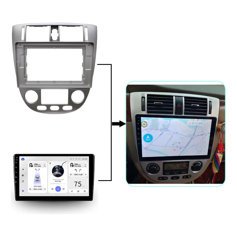 Adaptador Radio Bisel 10 Pulgadas Chevrolet Optra 2006-2014