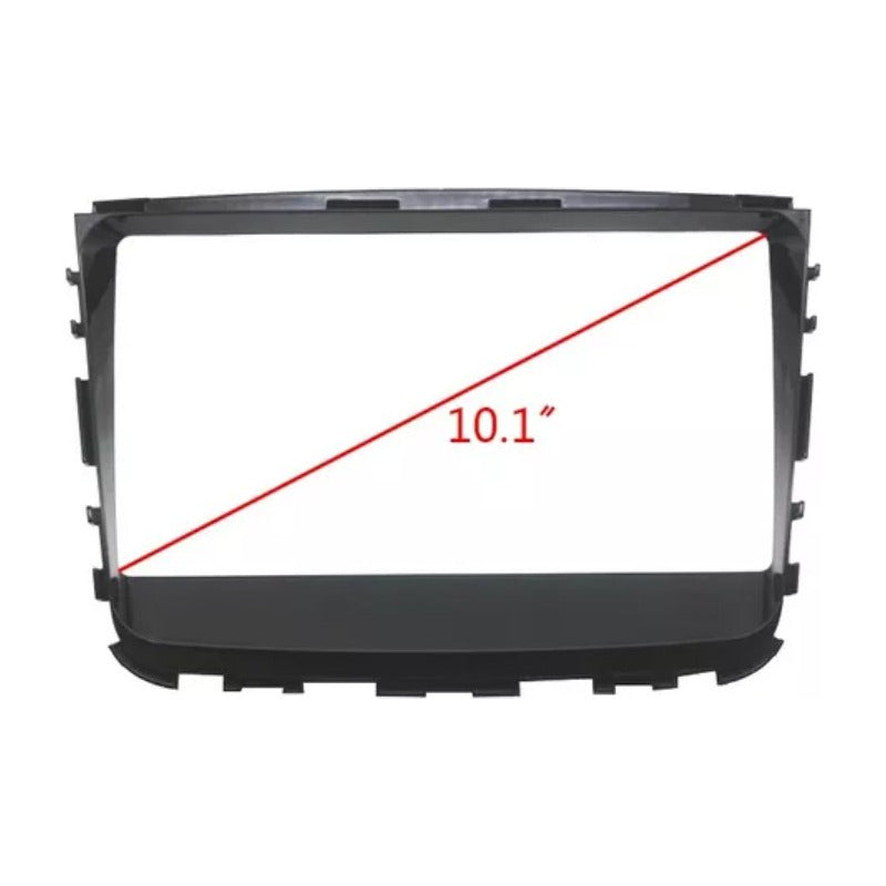 Bisel Adaptador Radio Ssangyong Musso Rexton 2018+ 10.1pul Negro