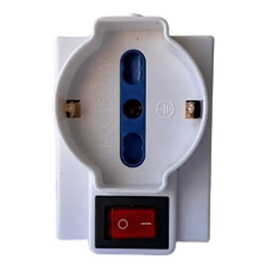 Adaptador Hembra Triple Con Interruptor 10a