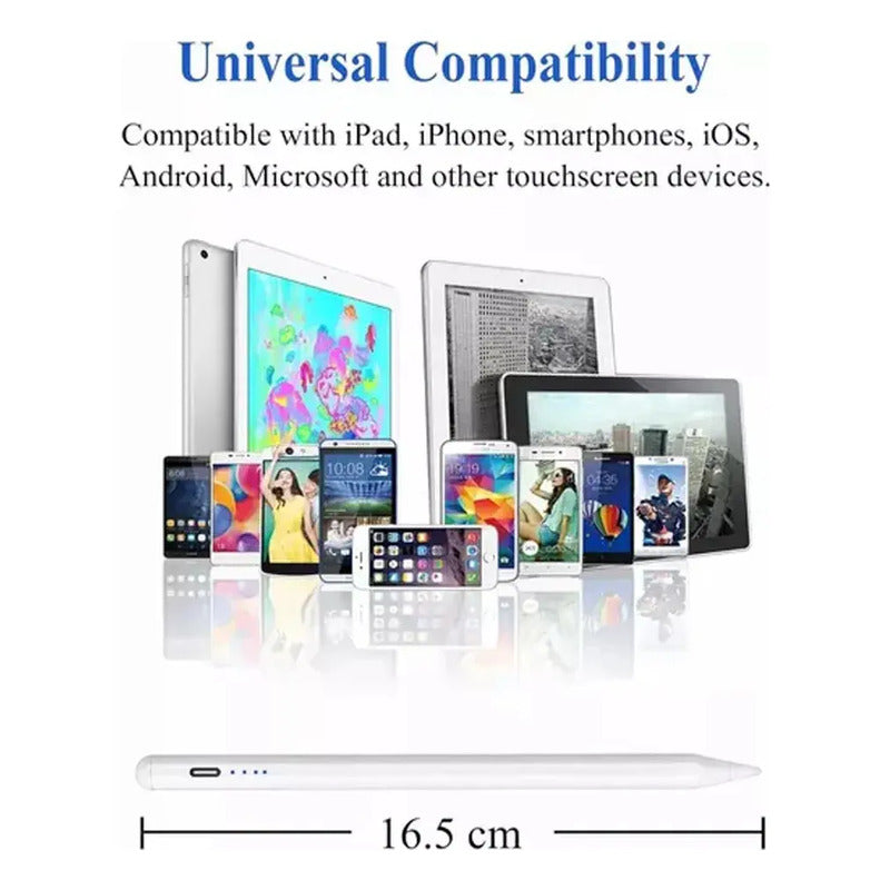 Lápiz Stylus Universal Tipo C Compatible Con Ios Android Win