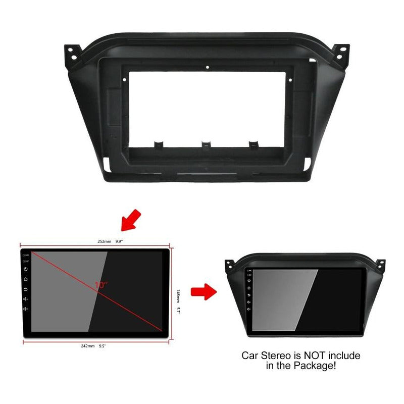 Adaptador Bisel De Radio Jac Refine S2 2015 A 2018 9 Pul