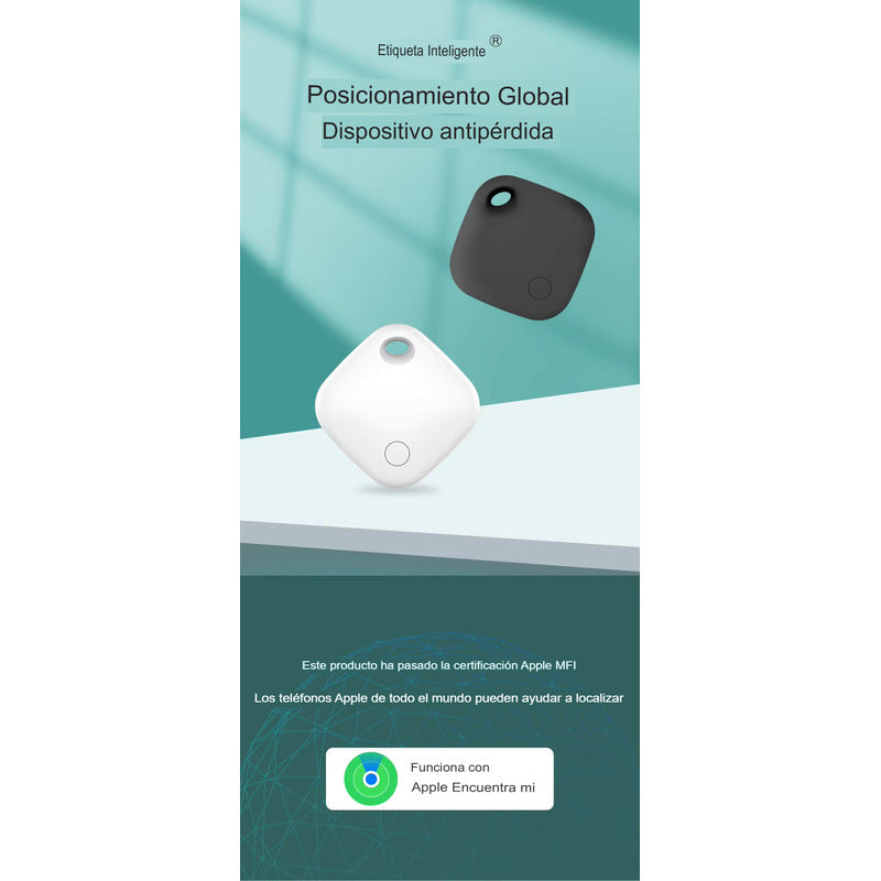 Rastreador Smart Tag Localizador Gps Compatible Con iPhone
